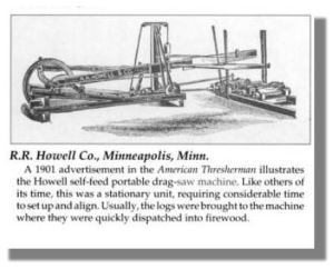 The Howell Drag Saw Machine