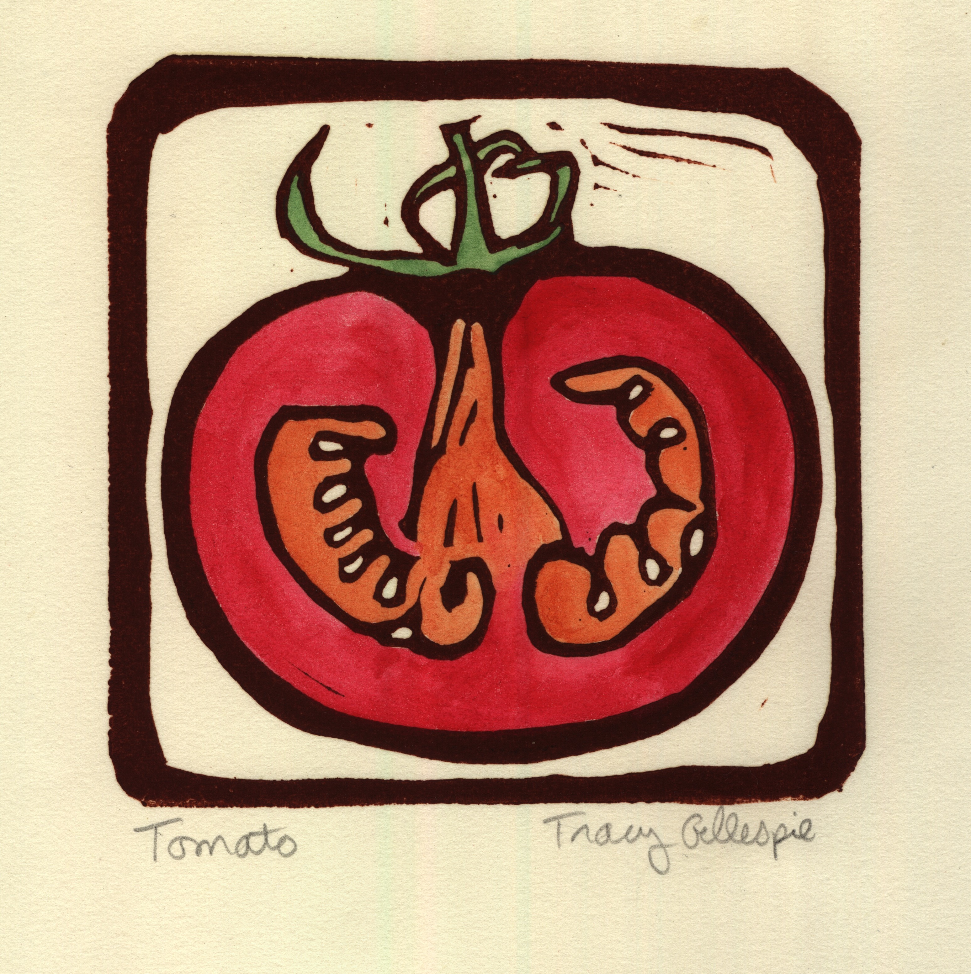 tomato (Block Print)